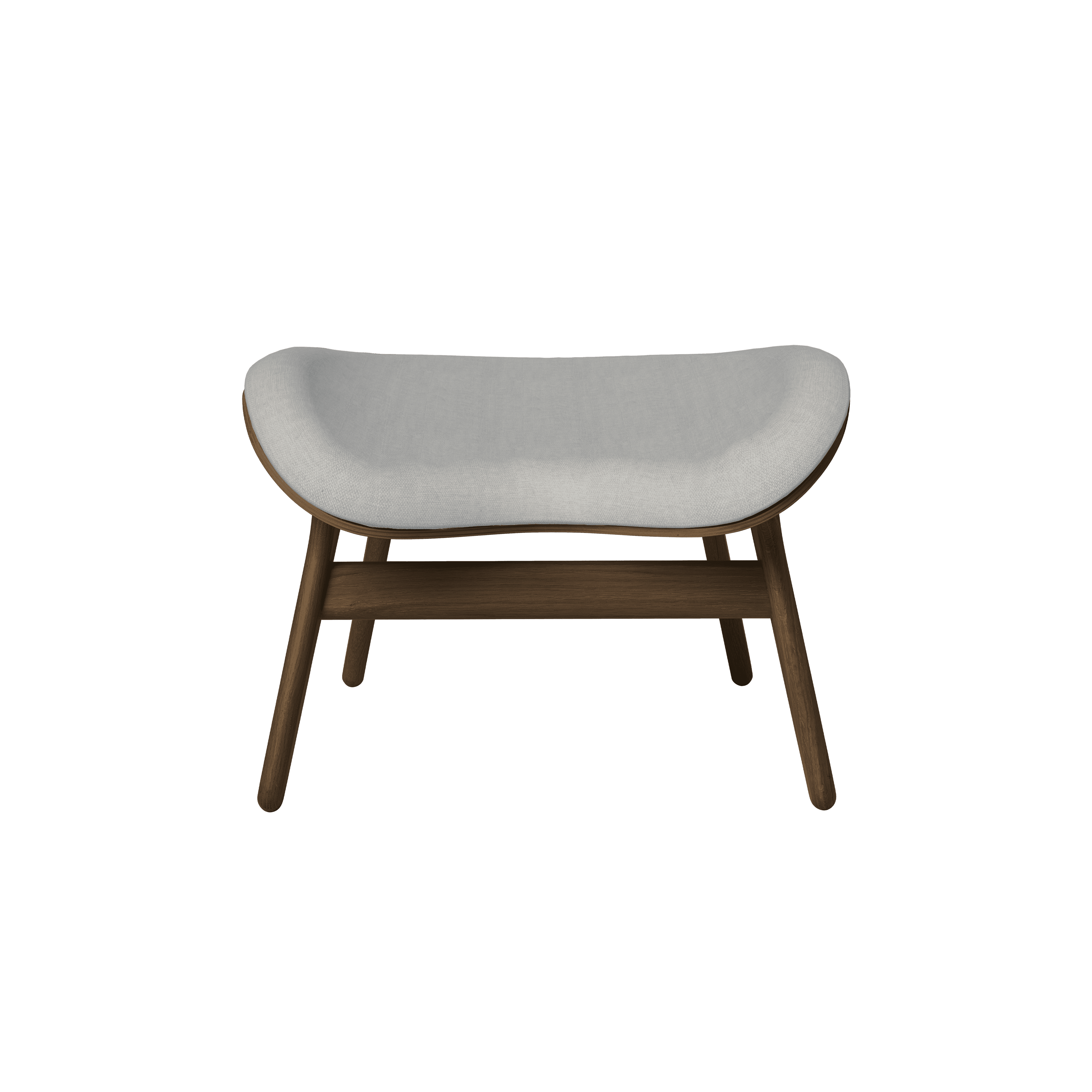 Podnóżek CONVERSATION PIECE baby blue z ciemno dębową podstawą UMAGE Eye on Design