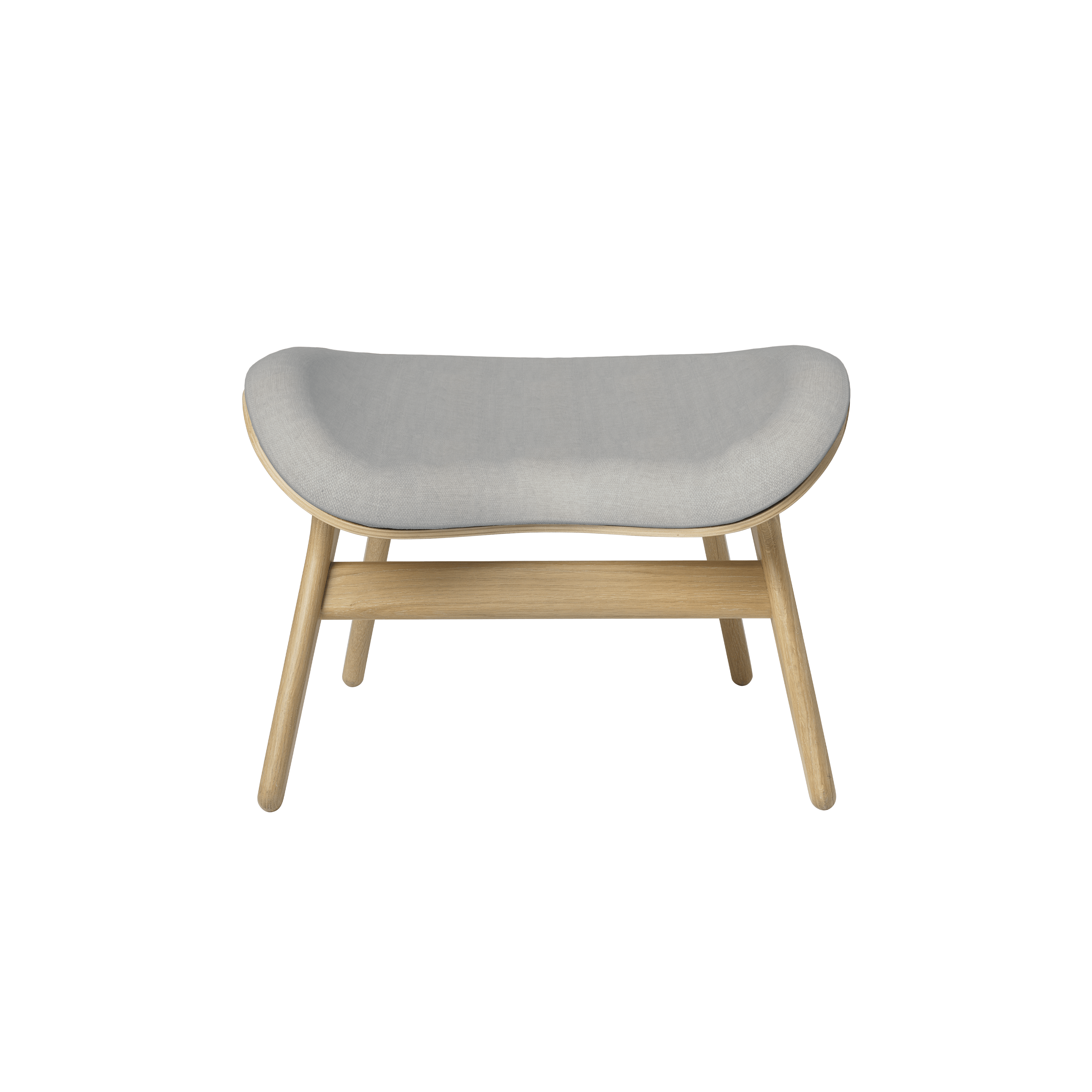 Podnóżek CONVERSATION PIECE baby blue z dębową podstawą UMAGE Eye on Design