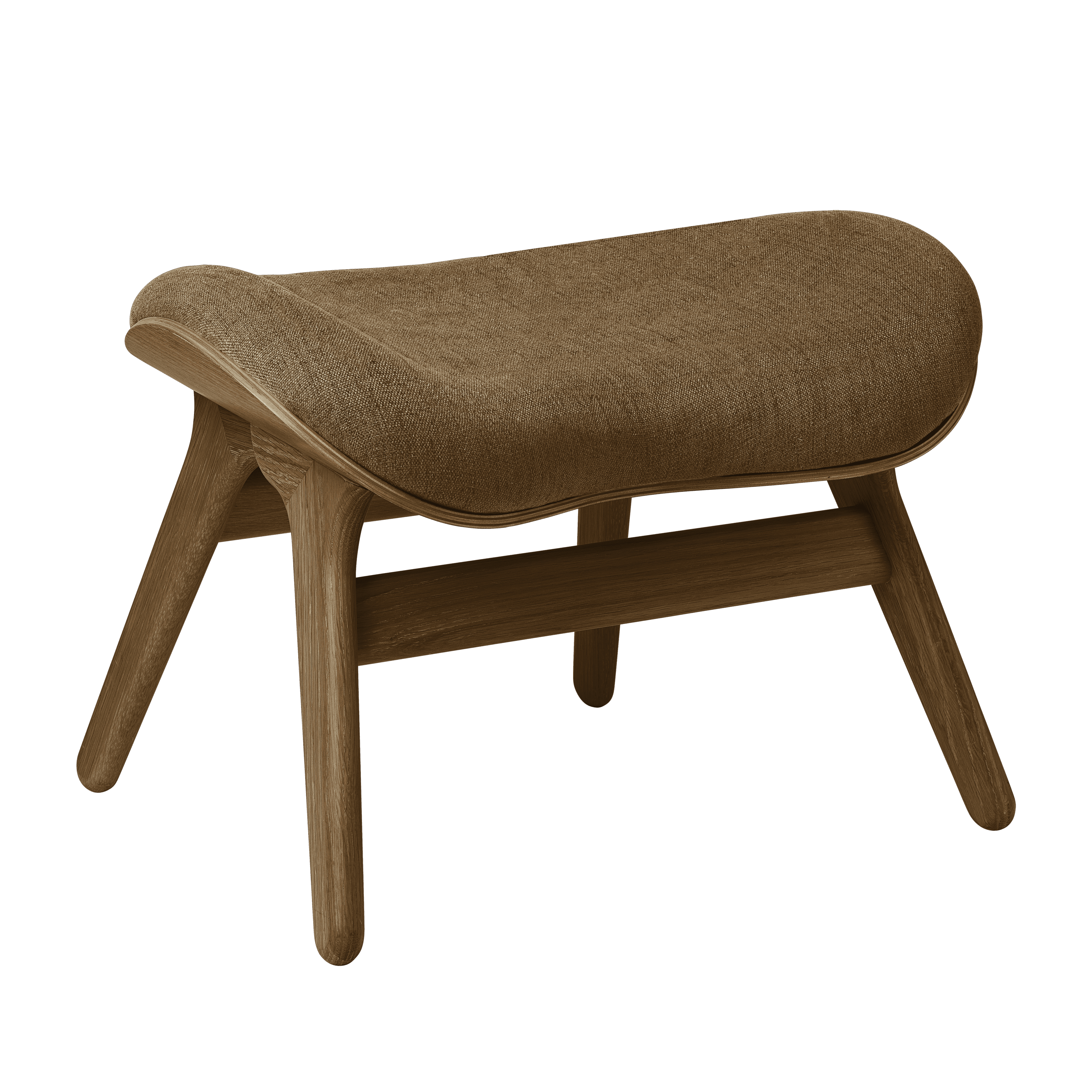 Podnóżek CONVERSATION PIECE karmelowy z ciemno dębową podstawą UMAGE Eye on Design