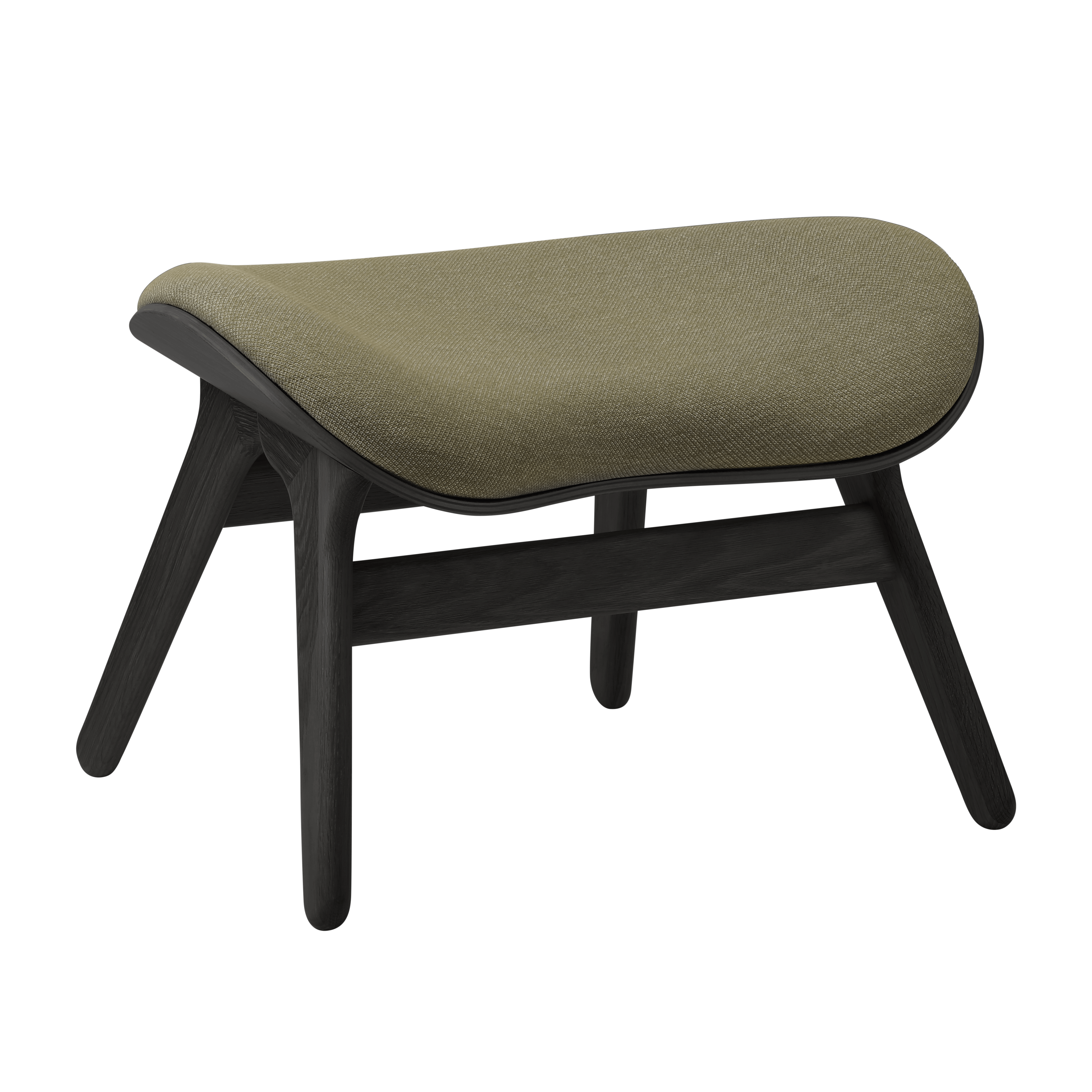 Podnóżek CONVERSATION PIECE szałwiowy z czarną podstawą UMAGE Eye on Design