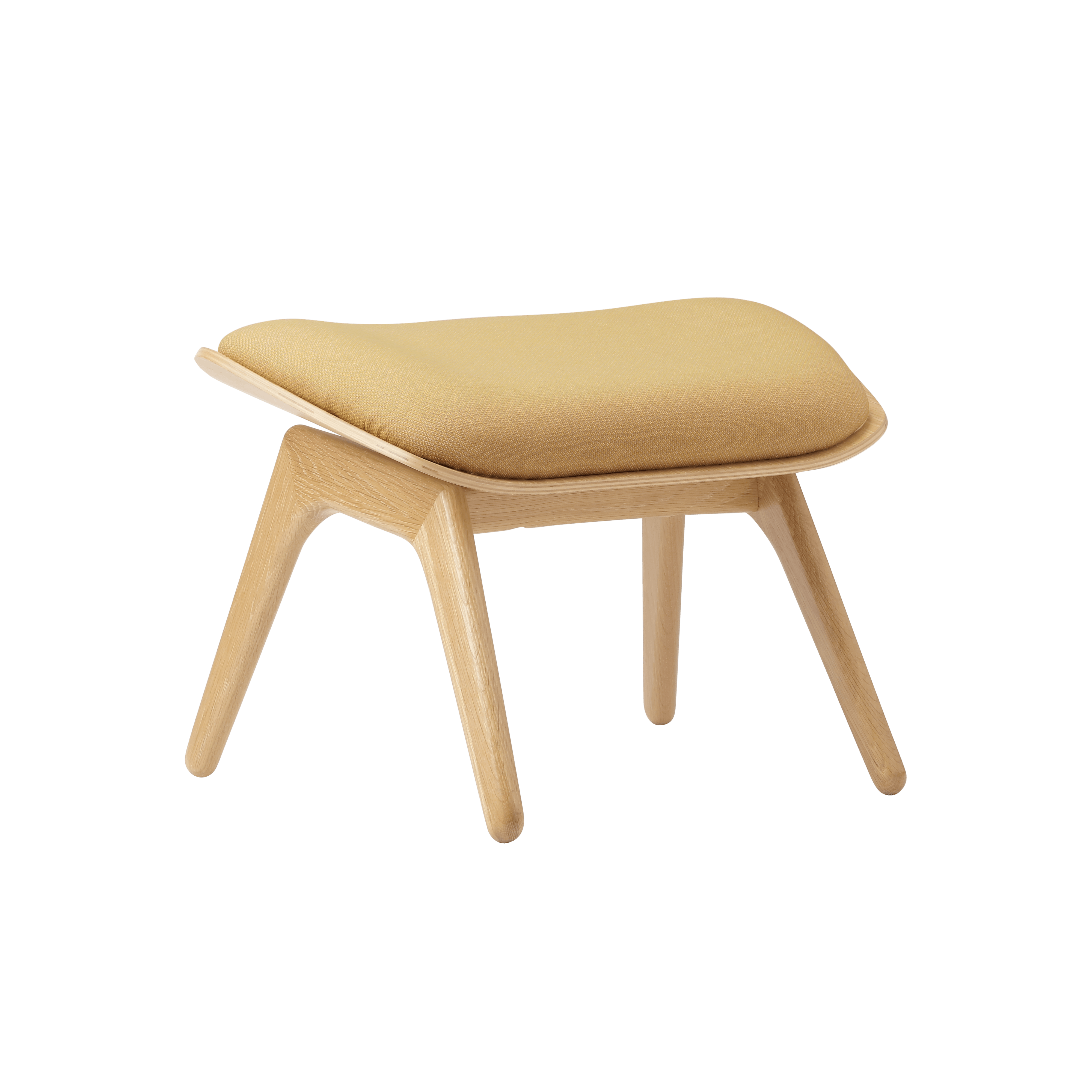 Podnóżek READER żółty z dębową podstawą UMAGE Eye on Design