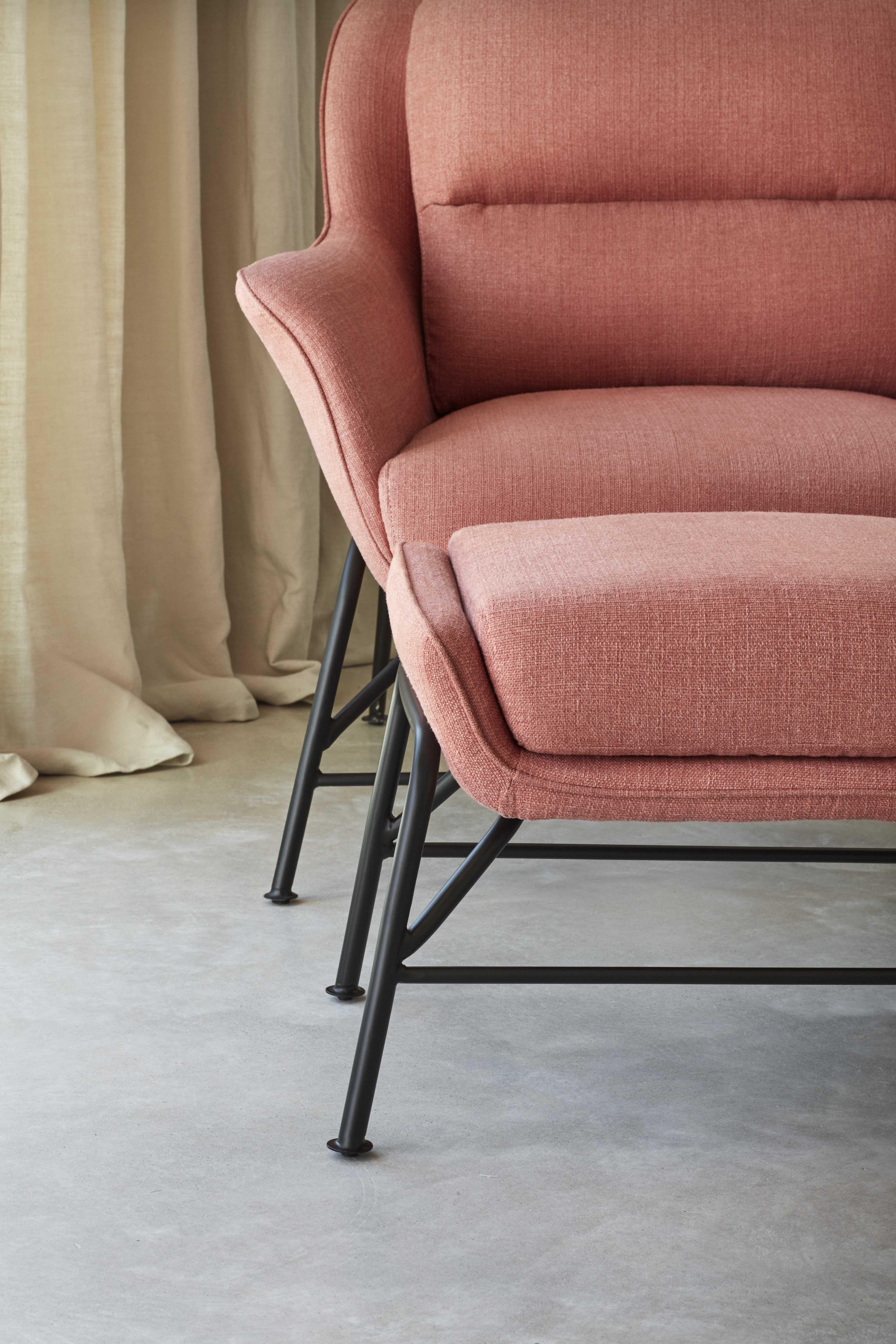 Podnóżek SADIRA koralowy Teulat Eye on Design