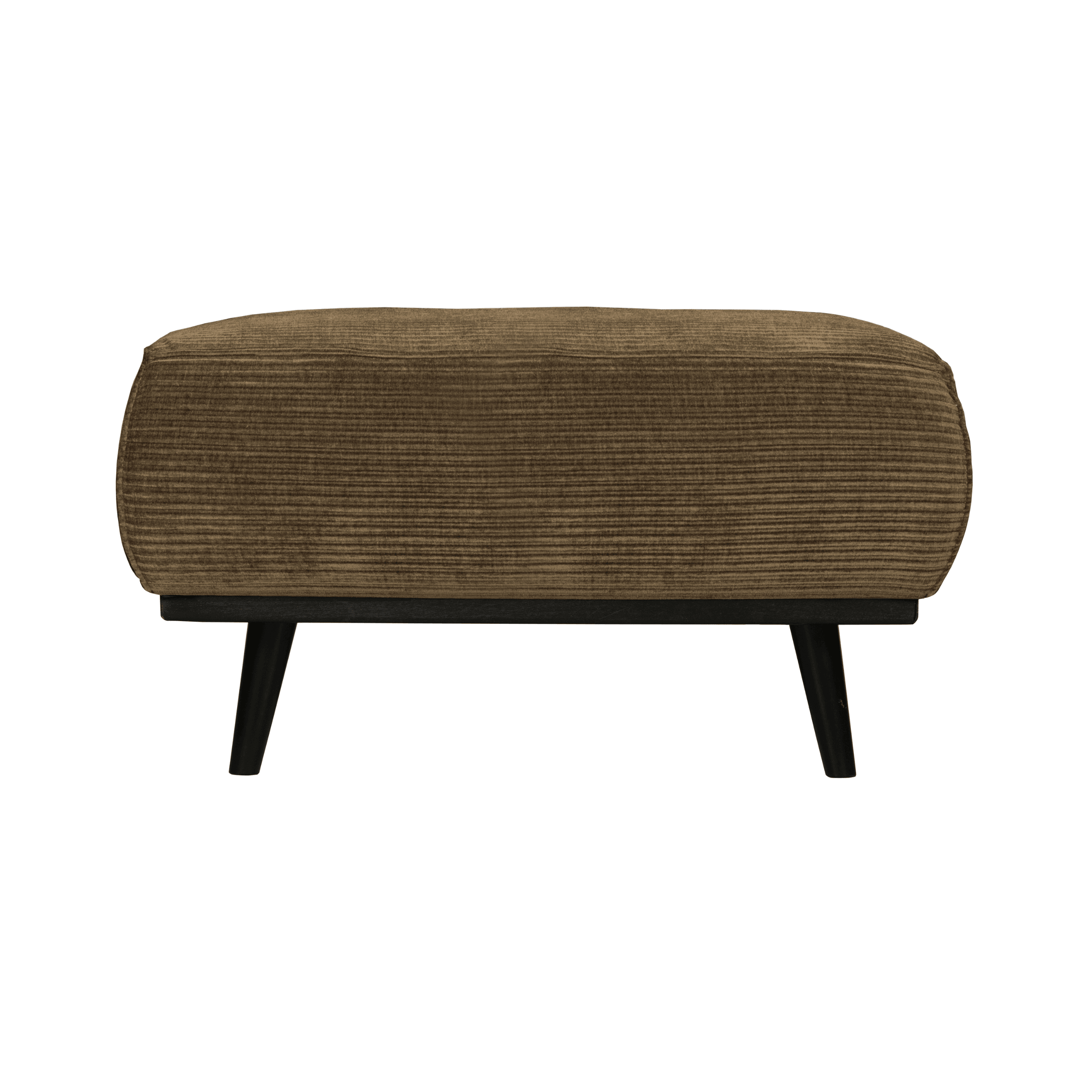 Podnóżek sztruksowy STATEMENT brązowy Be Pure Eye on Design