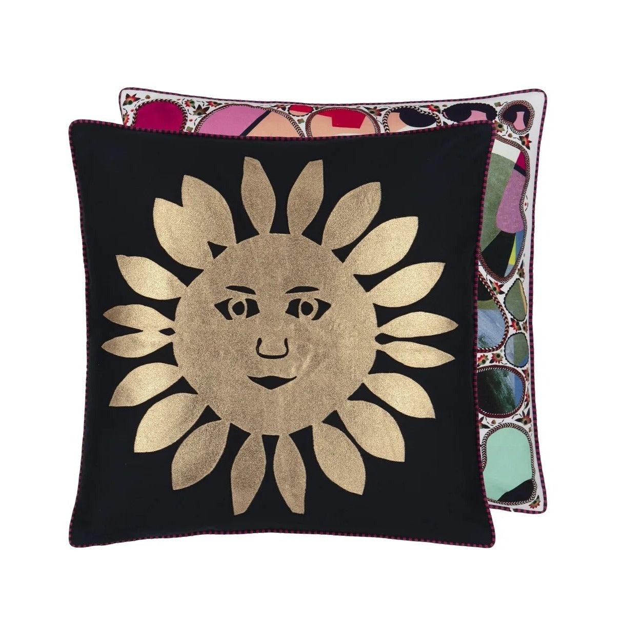 Poduszka dwustronna HELLO SUNSHINE bawełniana satyna Christian Lacroix Eye on Design