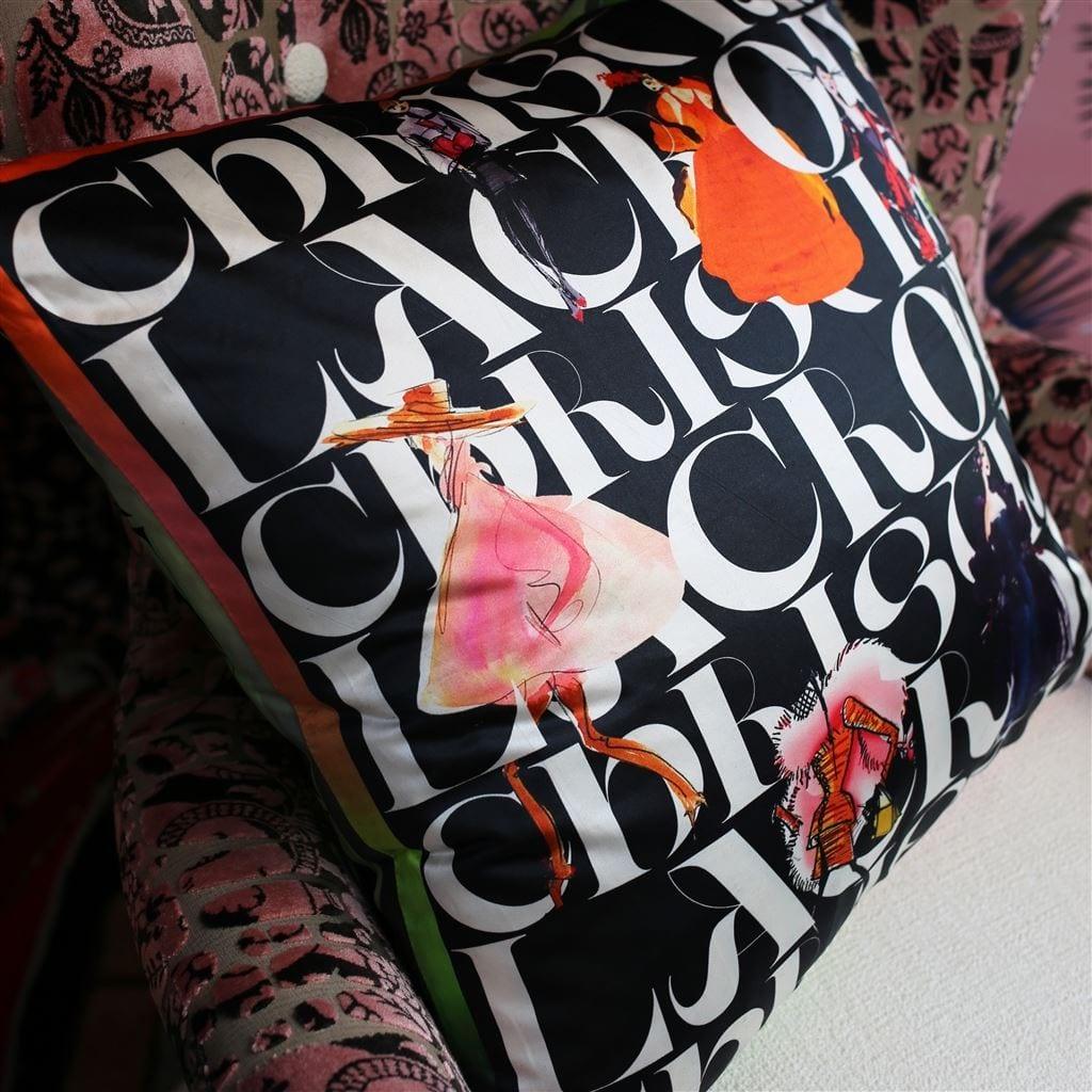 Poduszka dwustronna LACROIX PARADE JAIS bawełniana satyna Christian Lacroix Eye on Design