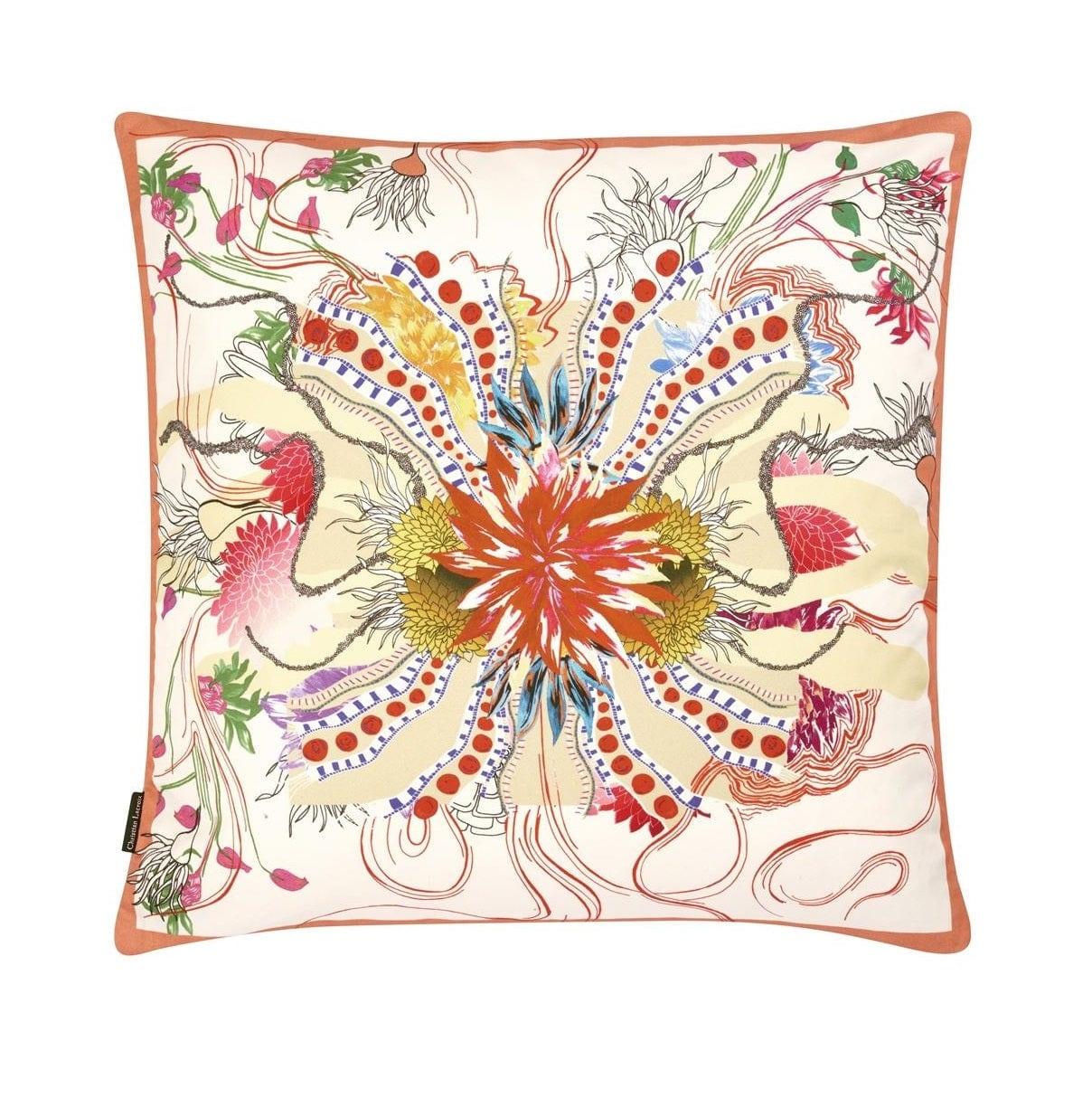 Poduszka dwustronna OCEAN BLOOMS RUISSEAU bawełniana satyna – bawełna, Christian Lacroix