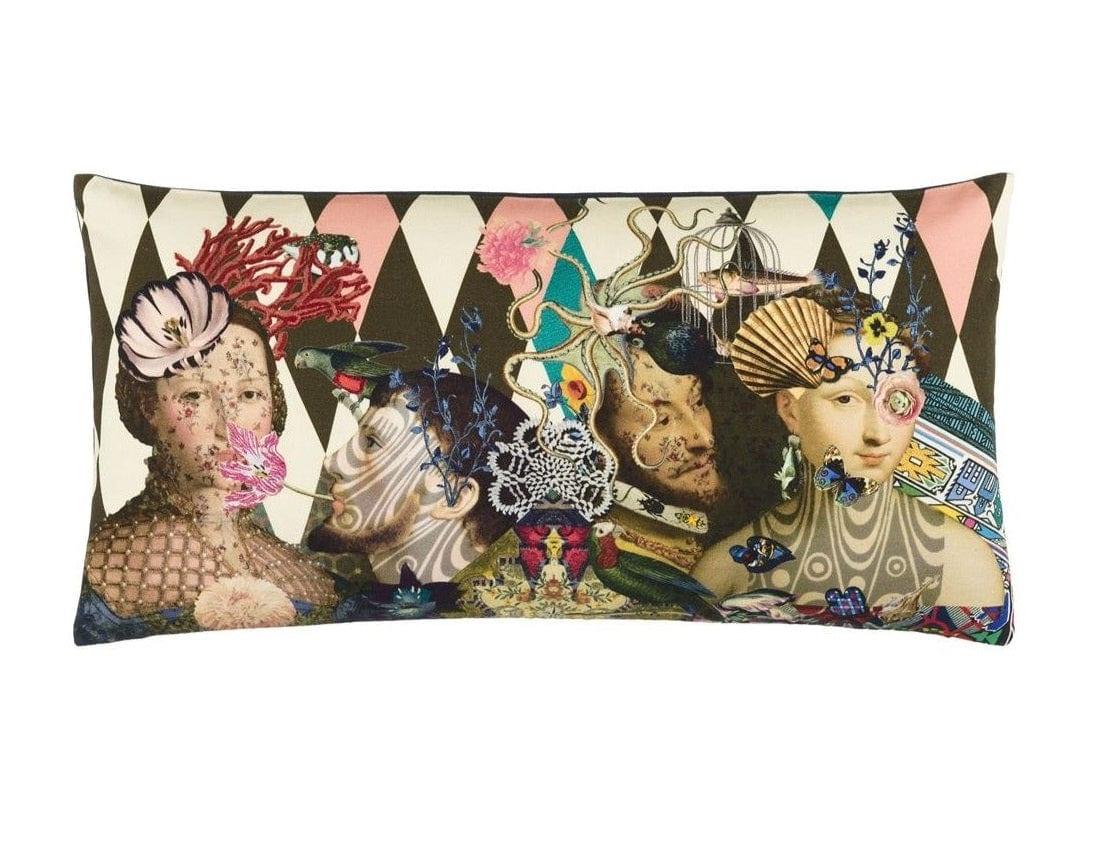 Poduszka LE CURIEUX ARGILE bawełniana satyna Christian Lacroix Eye on Design