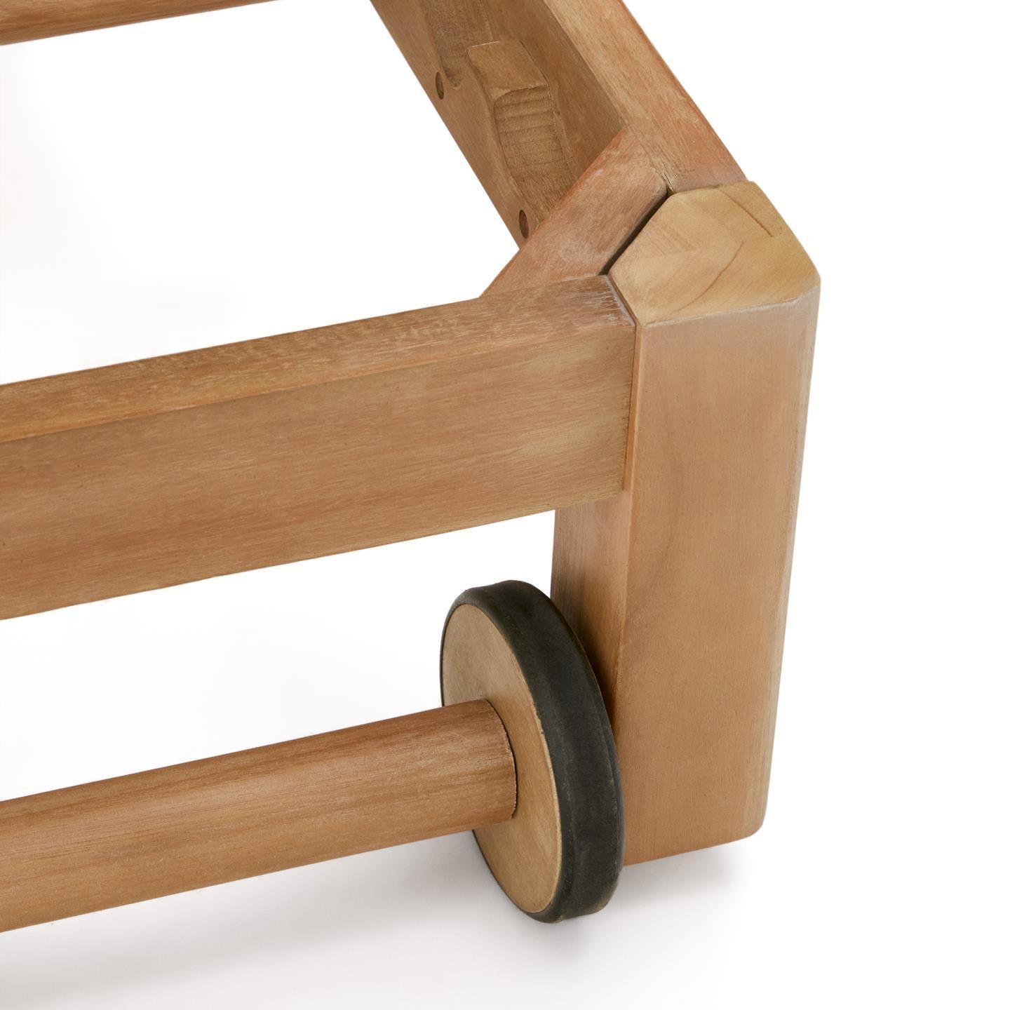 Podwójny leżak ogrodowy SONSAURA lite drewno eukaliptusowe La Forma Eye on Design