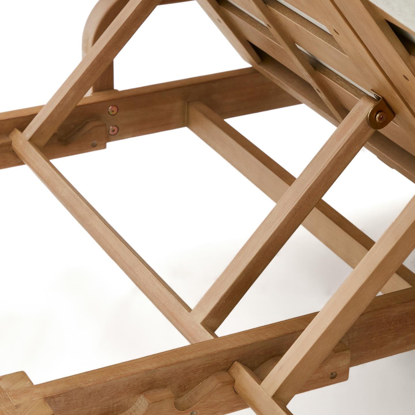 Podwójny leżak ogrodowy SONSAURA lite drewno eukaliptusowe La Forma Eye on Design