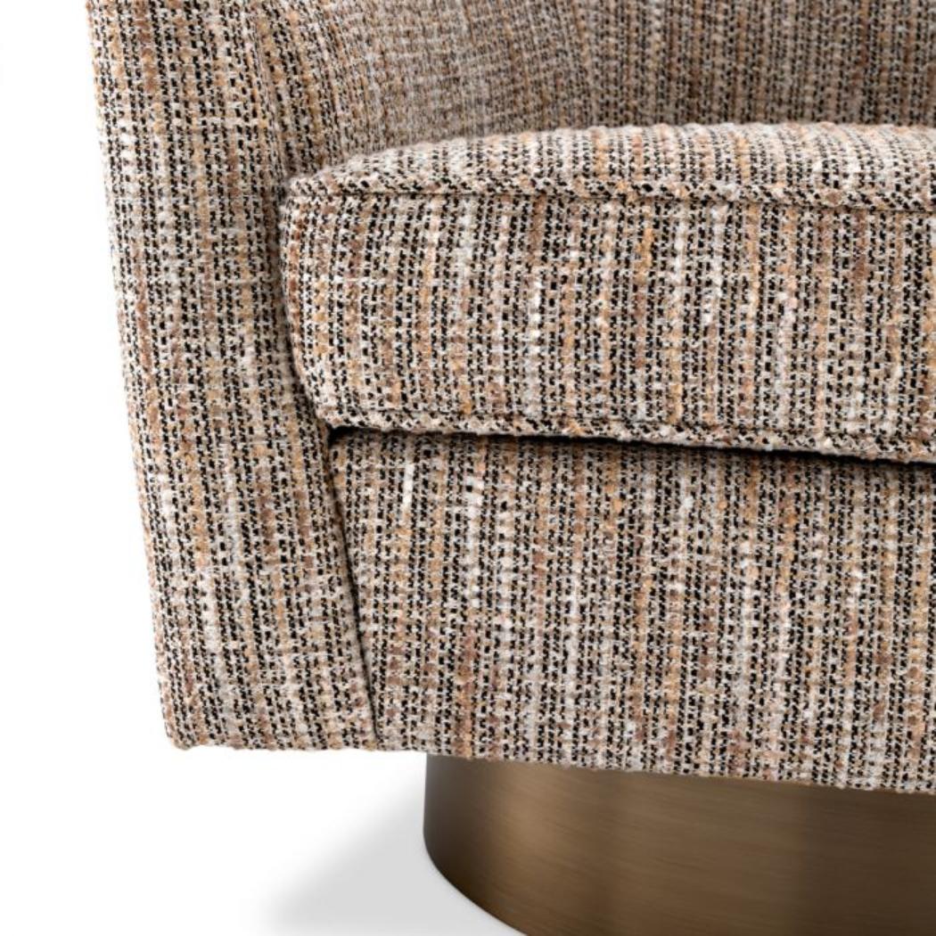 Draaistoel CATENE beige melange