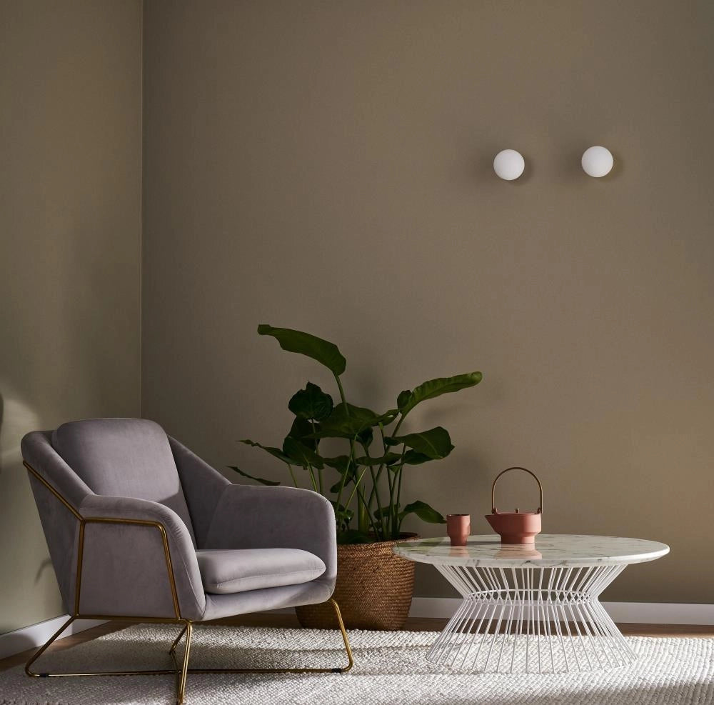 ASTRA wall lamp chrome with white shade