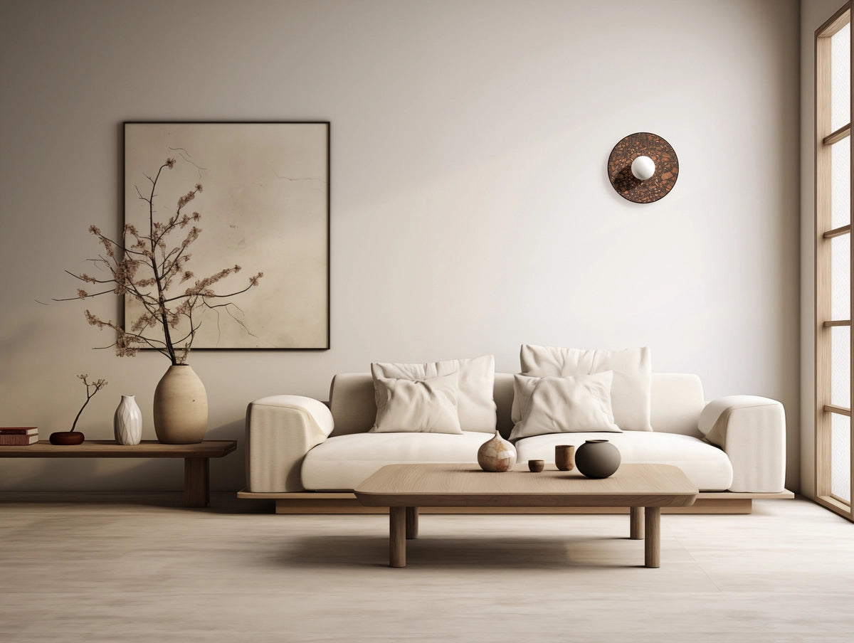 Wandleuchte LEGRA braun