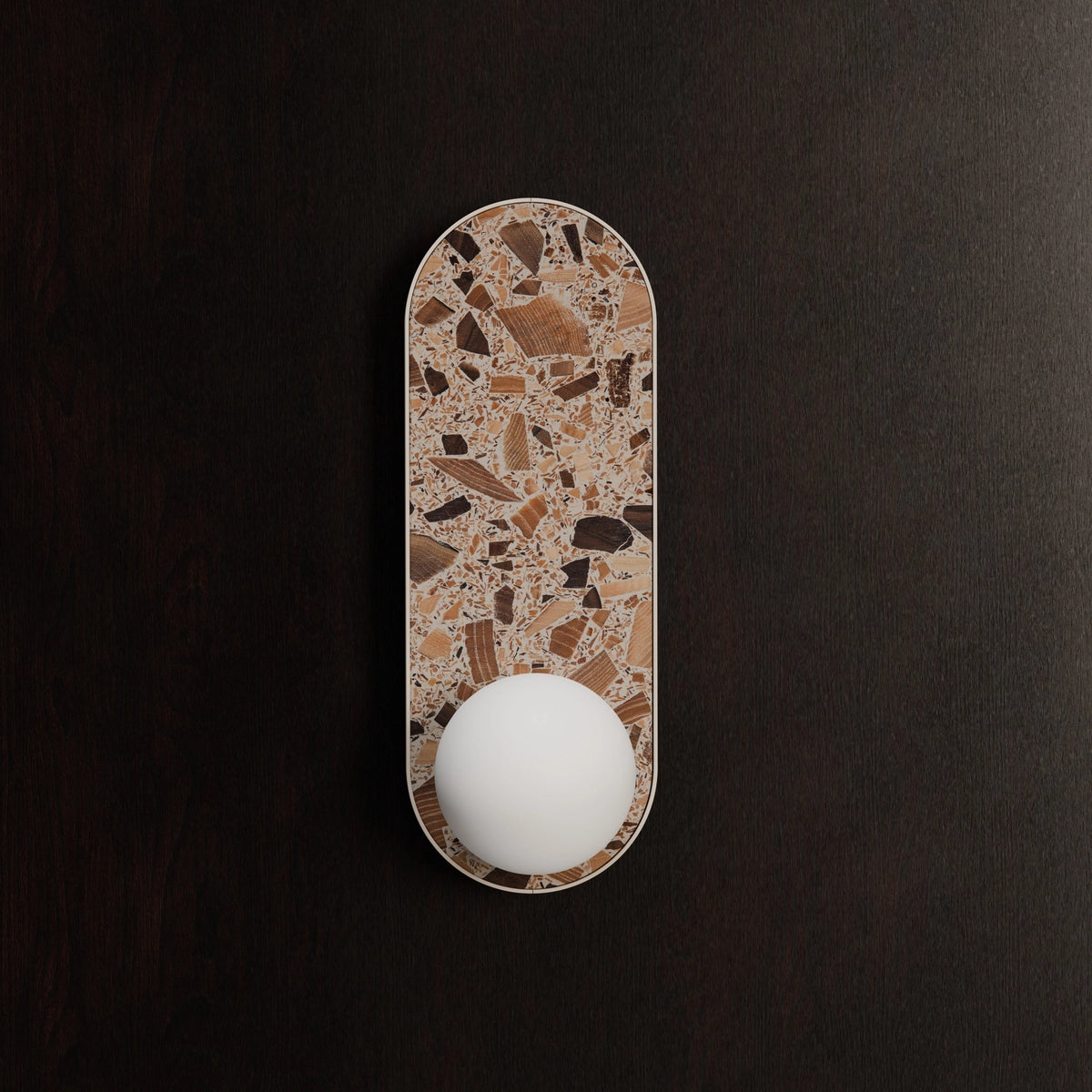 Wandlamp ovaal LEGRA crème