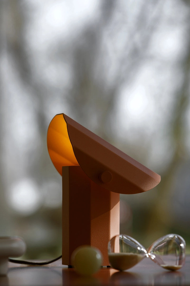 Tafellamp APOLIN gebroken roze