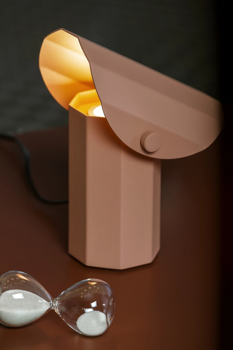 Tafellamp APOLIN gebroken roze