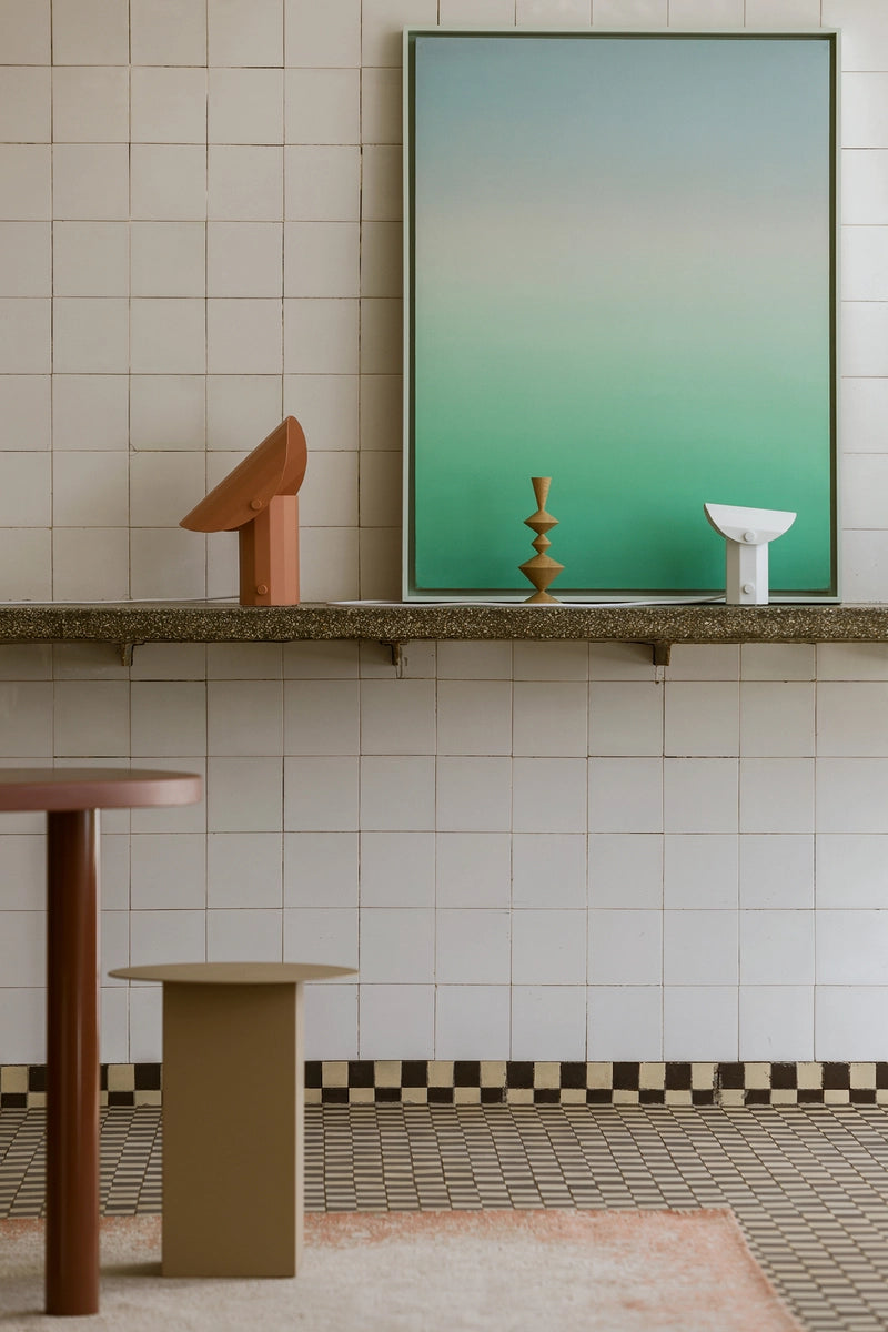 Tafellamp APOLIN gebroken roze