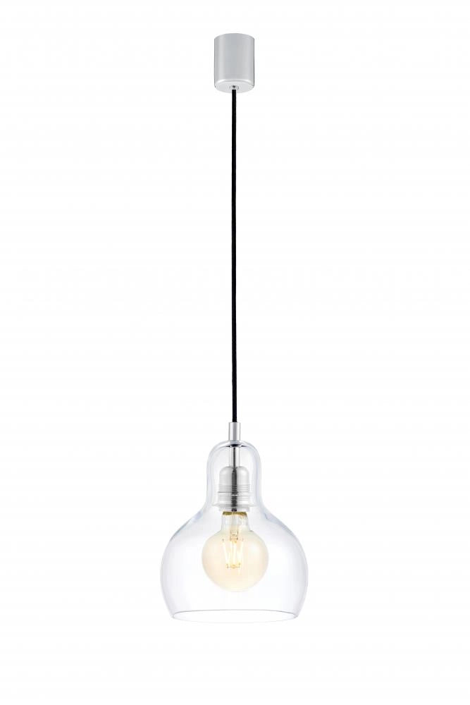 Hanglamp LONGIS I transparant met verchroomde fitting