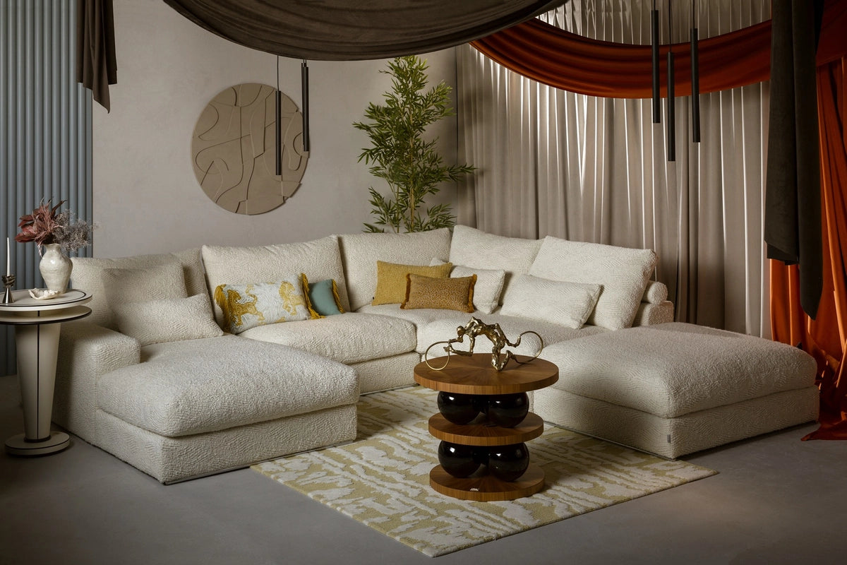 Hanglamp ROLL 8 wit