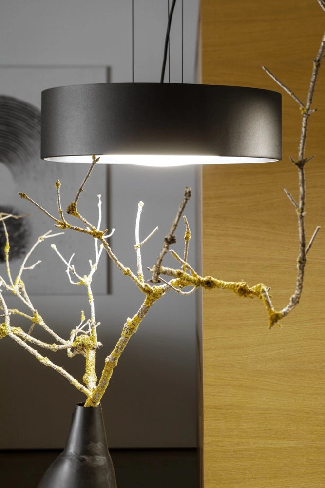 Pendelleuchte VERO schwarz mit schwarzem Inneren