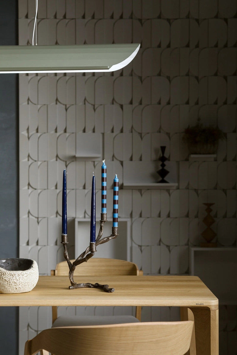 APOLIN Sage Green Linear Pendant Lamp