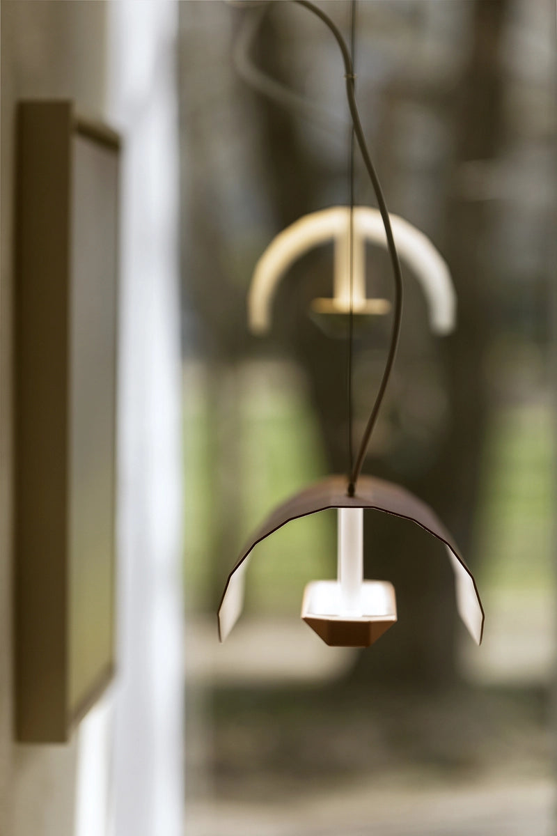 APOLIN Sage Green Linear Pendant Lamp