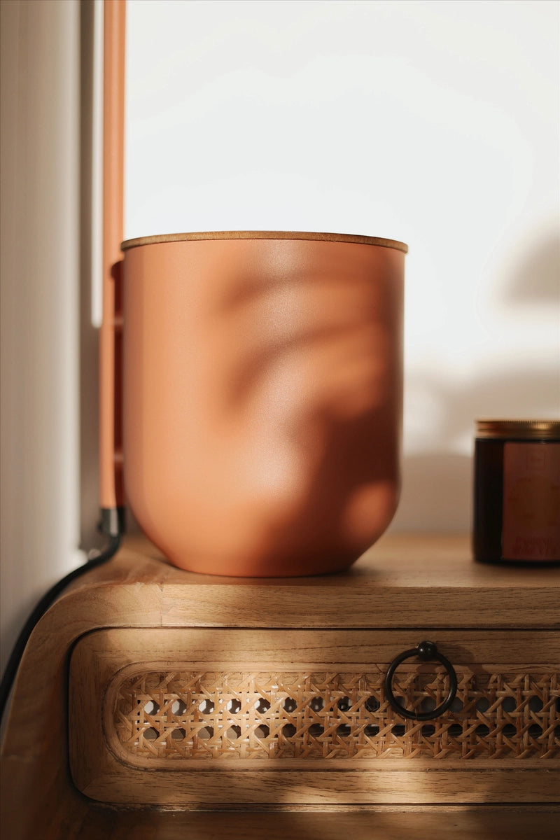 BOTANICA WOOD desk lamp terracotta