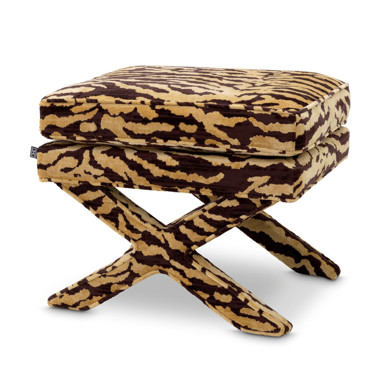 Tabouret CORDOBA bruin tijger