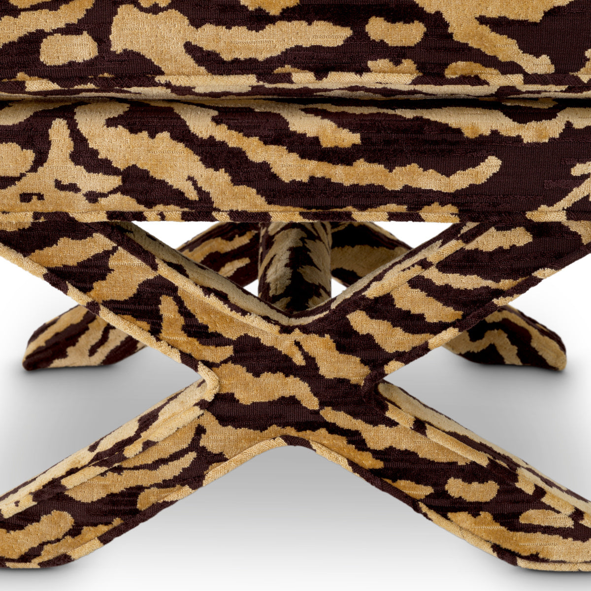 Tabouret CORDOBA bruin tijger