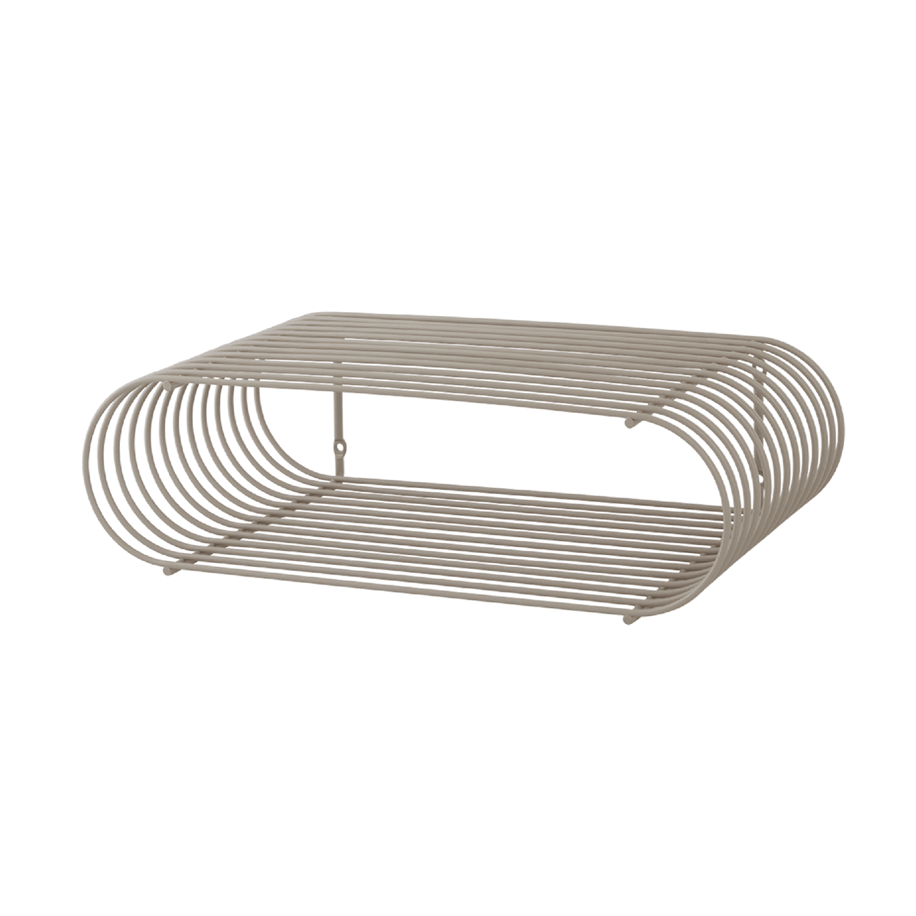 Półka ścienna CURVA taupe AYTM 40.4 cm Eye on Design