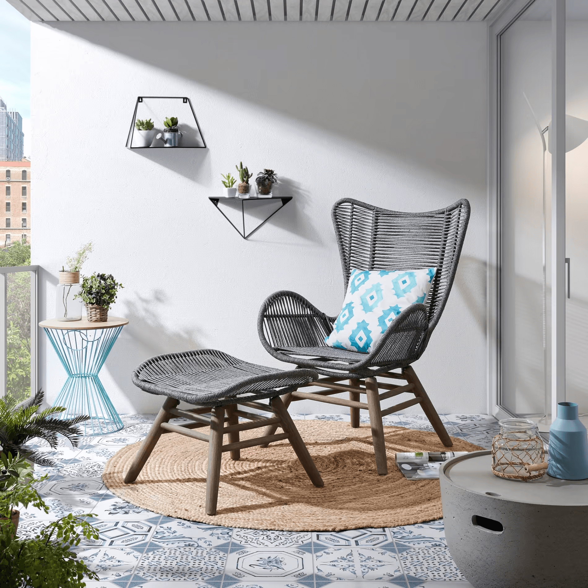 Półka TEG czarny La Forma Eye on Design