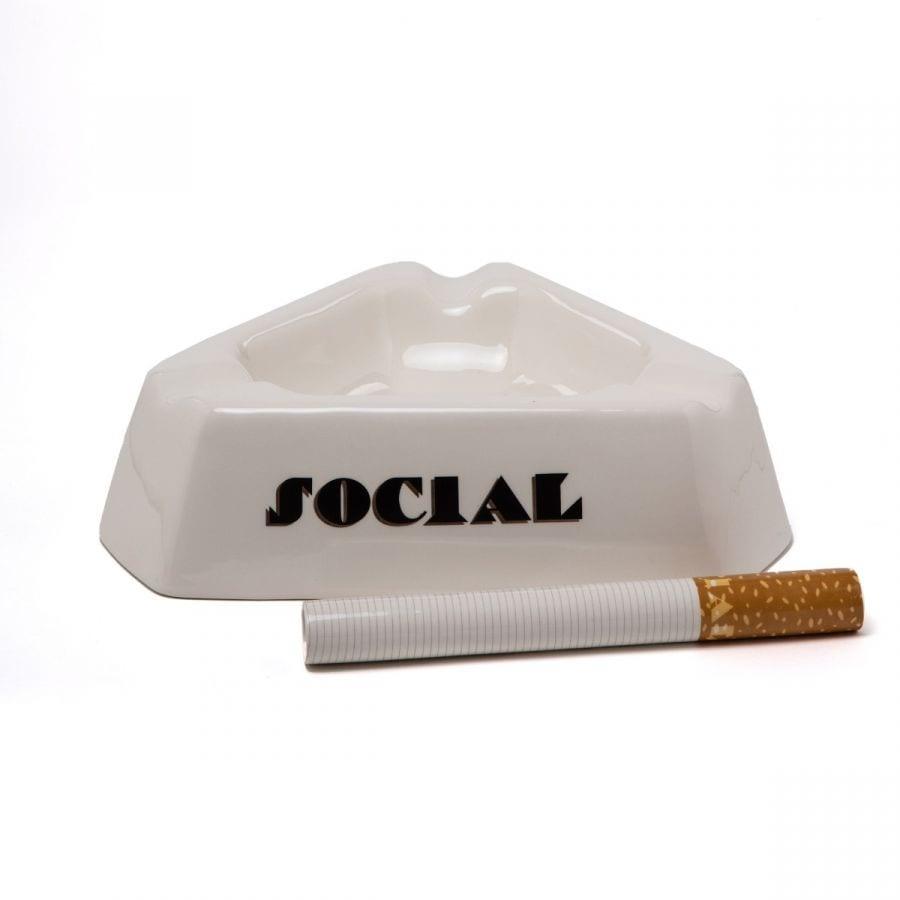 Popielniczka SOCIAL SMOKER biały Seletti Eye on Design