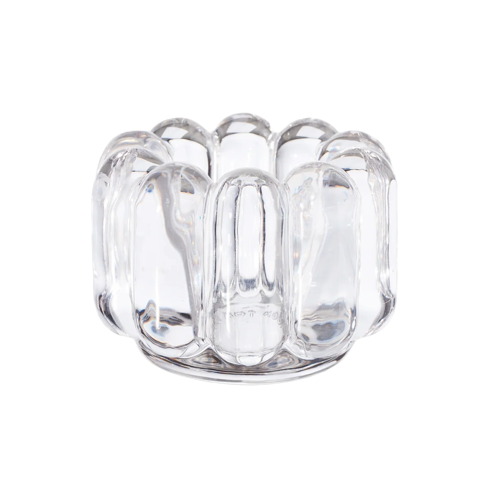 PRESS glass candle holder