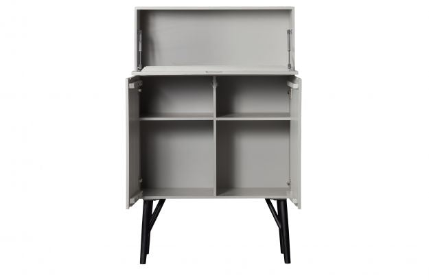 Barek GEHOUT grijs mango hout