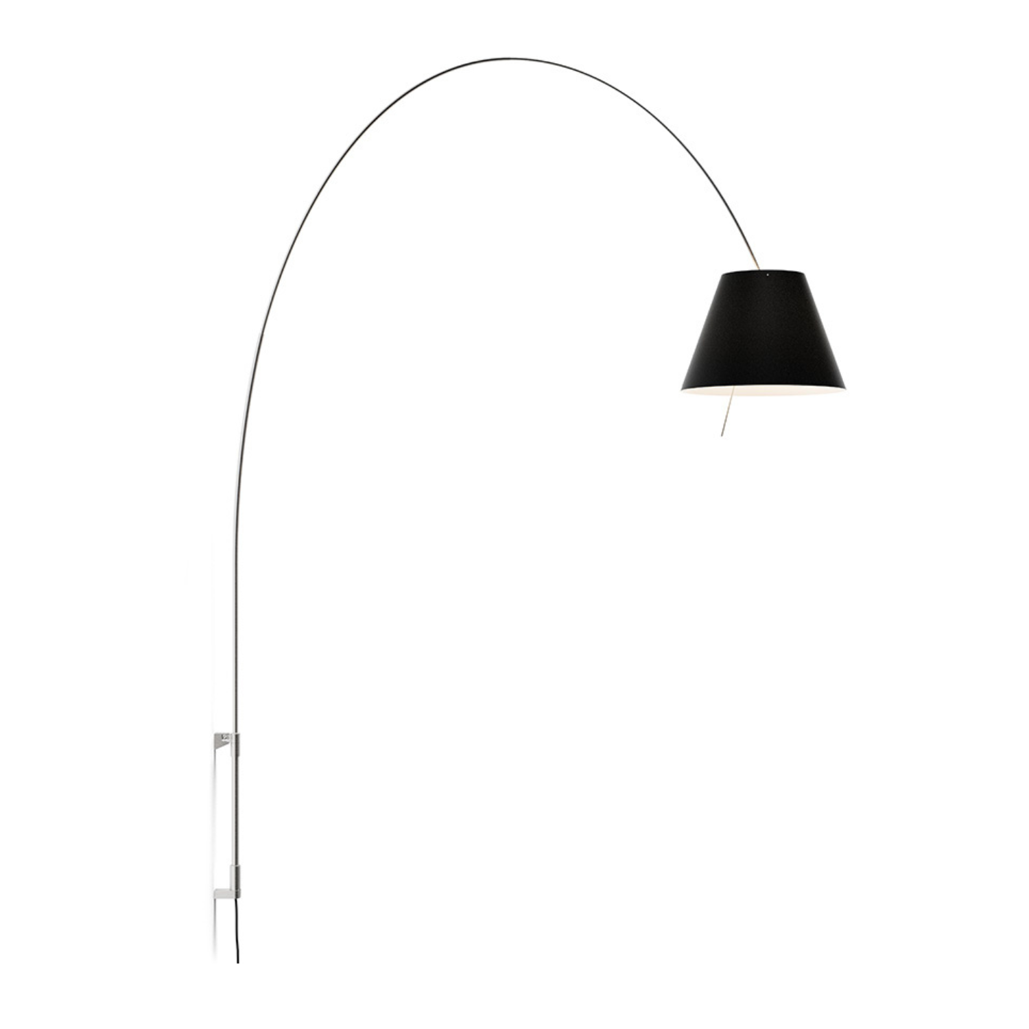 Wandlamp met arm LADY COSTANZA zwart