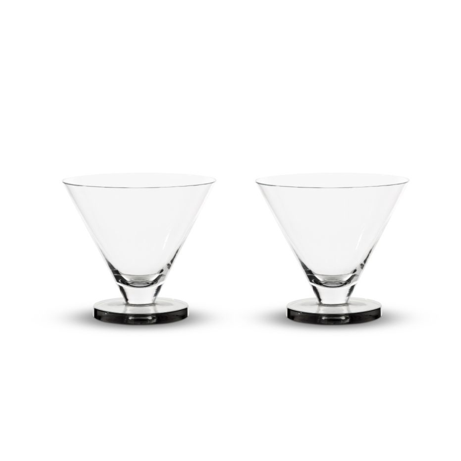Set van cocktailglazen PUCK van glas