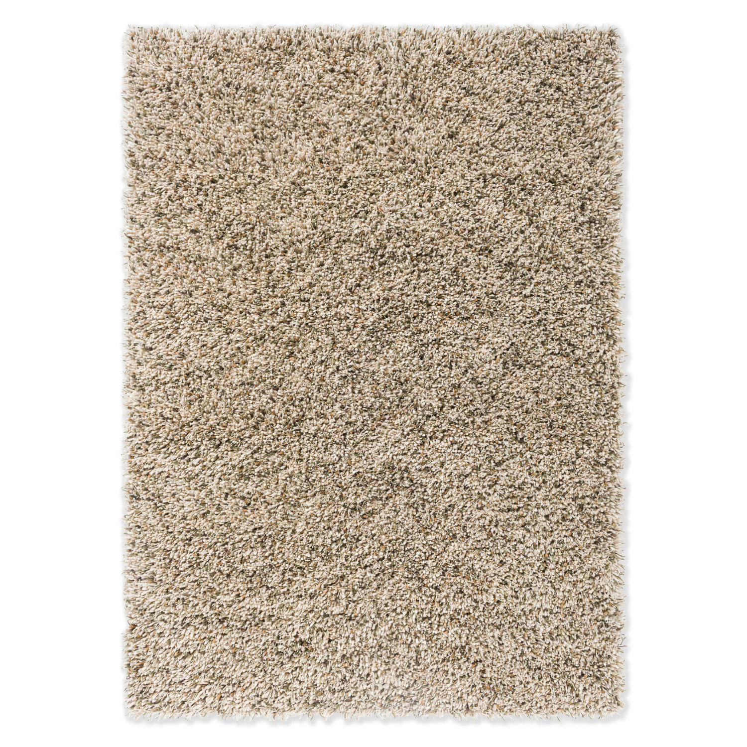 SPRING long pile rug beige-green
