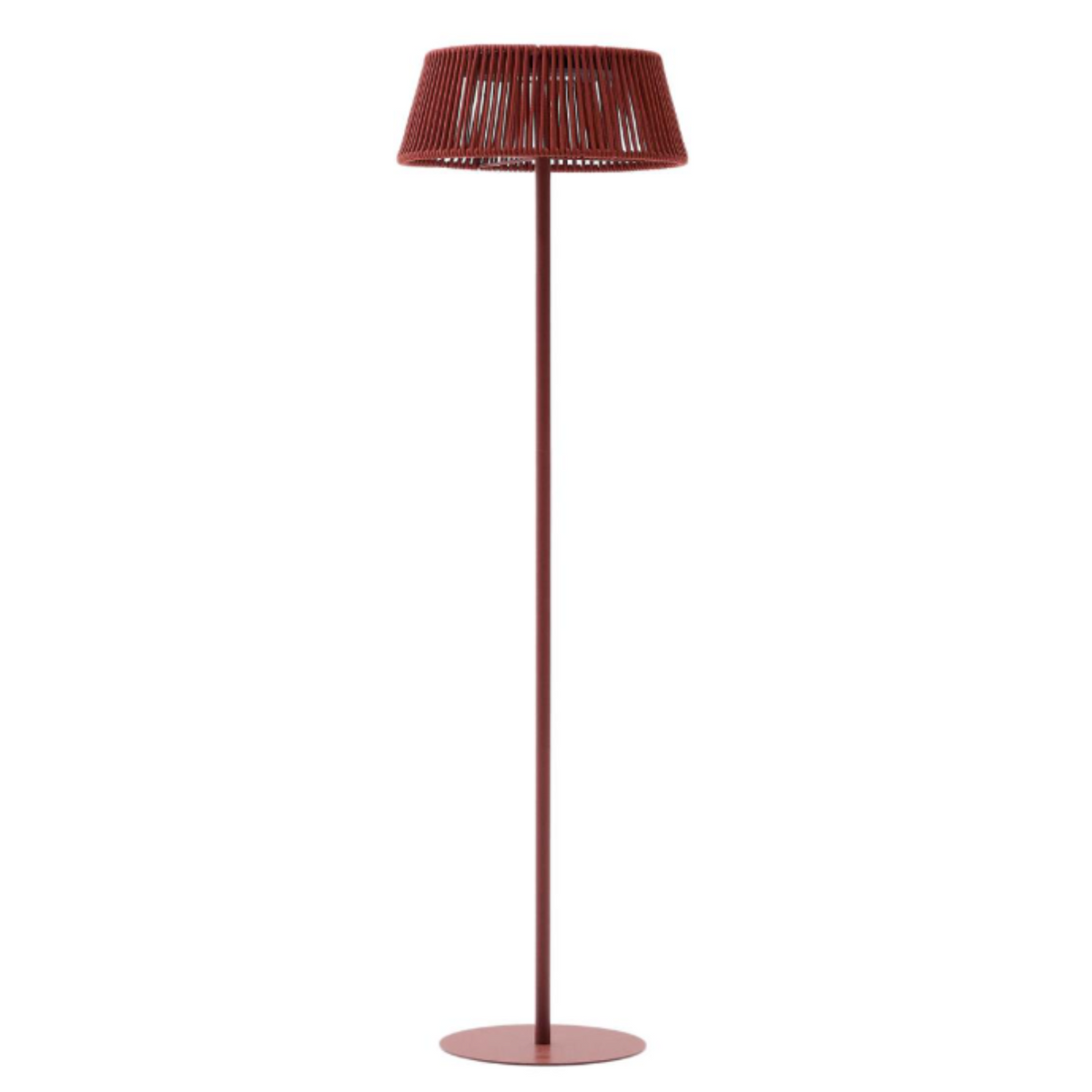 Buiten vloerlamp ALDET touw in terracotta kleur