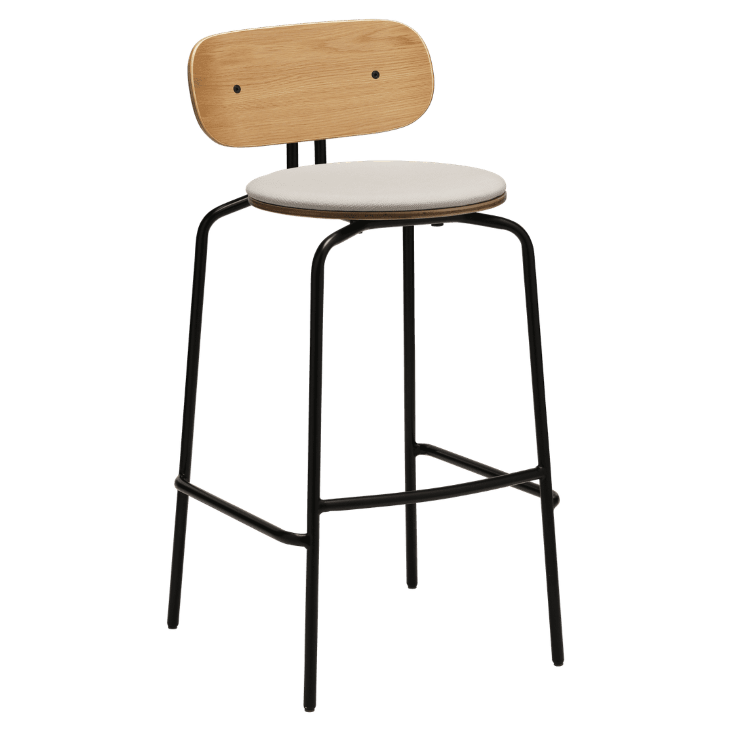 Beige curious hoker with a black base