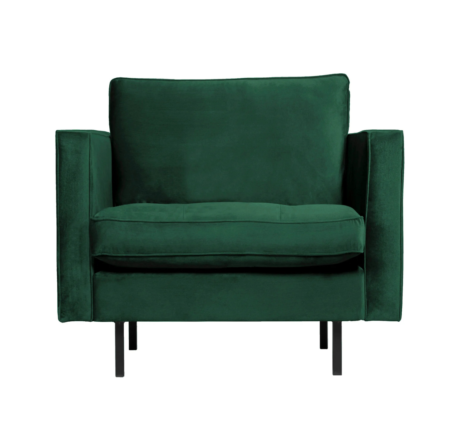 Velours fauteuil RODEO CLASSIC groen