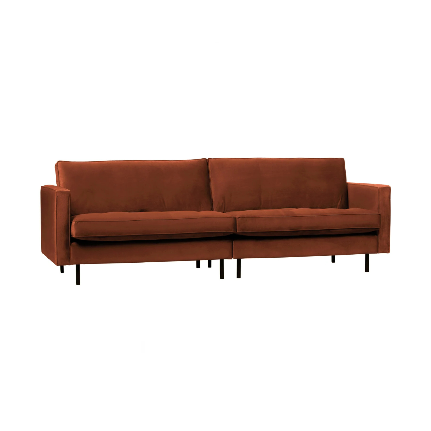 Rodeo Classic rode 3rd velvet sofa