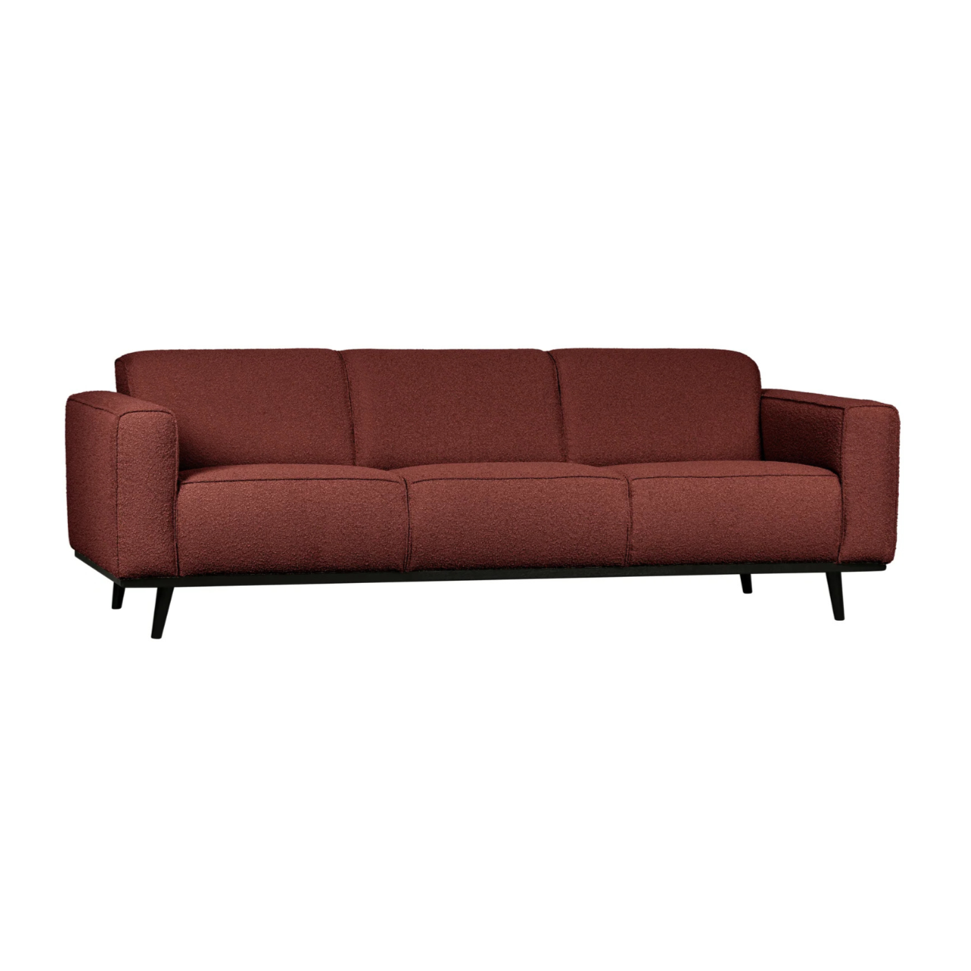 3-Personen-Sofa Statement Boucle Chestnut