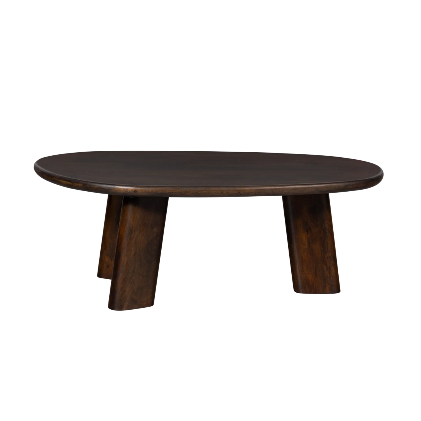 Rundem Couchtisch Mango Holz