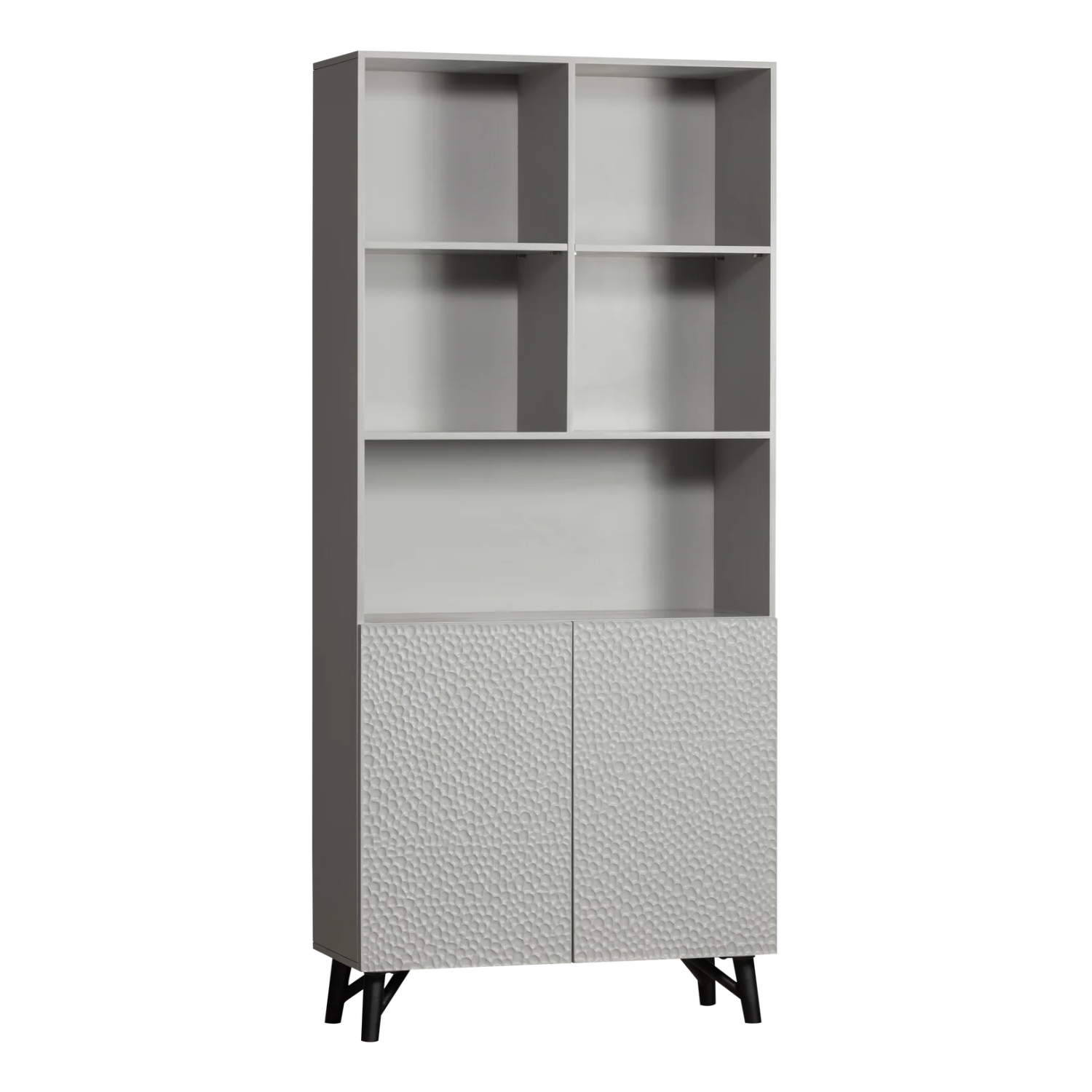 Regal CARVED graues Mangoholz