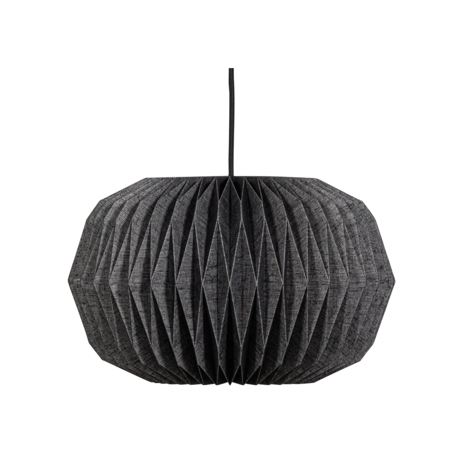 Globe Hanging Lamp Schwarzes Papier