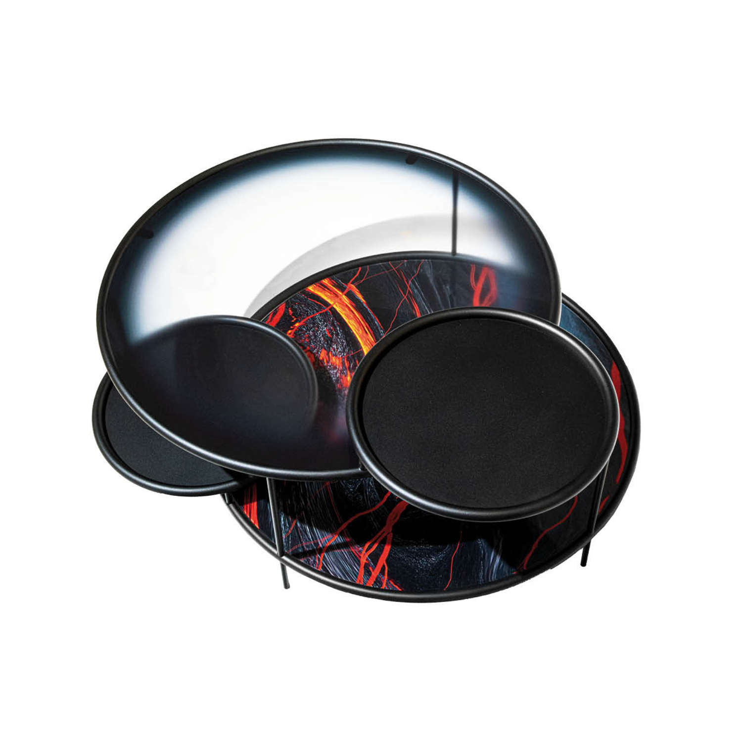 SANGAKU koffietafel gekleurd glas