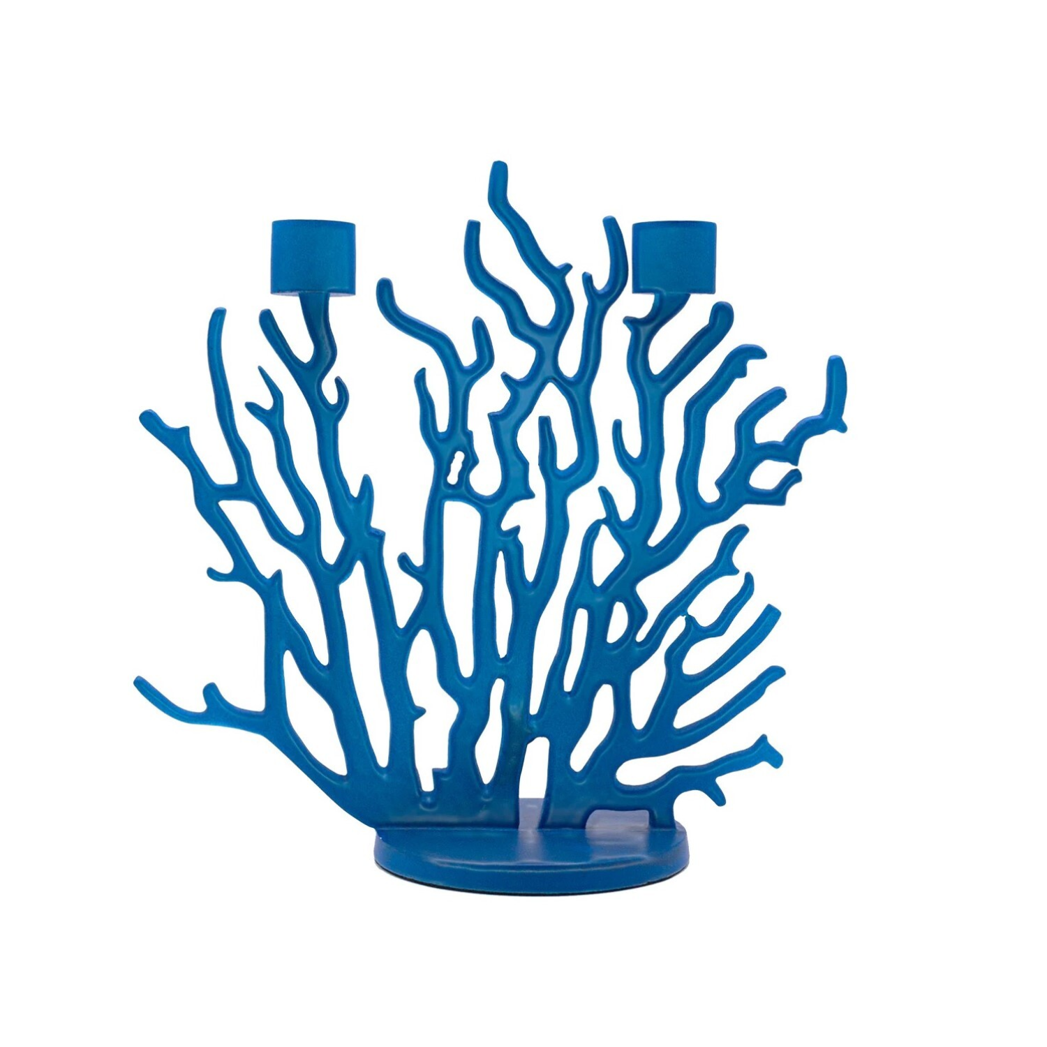 TENOCHTITLAN Kerzenständer blau