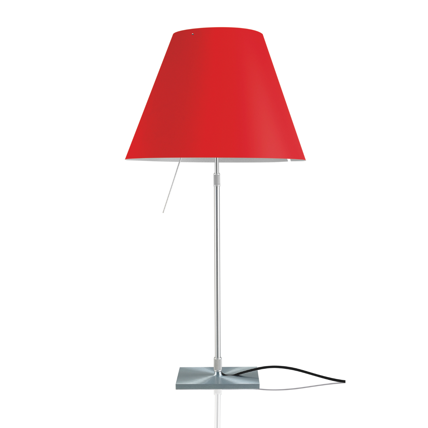 Costanza red table lamp
