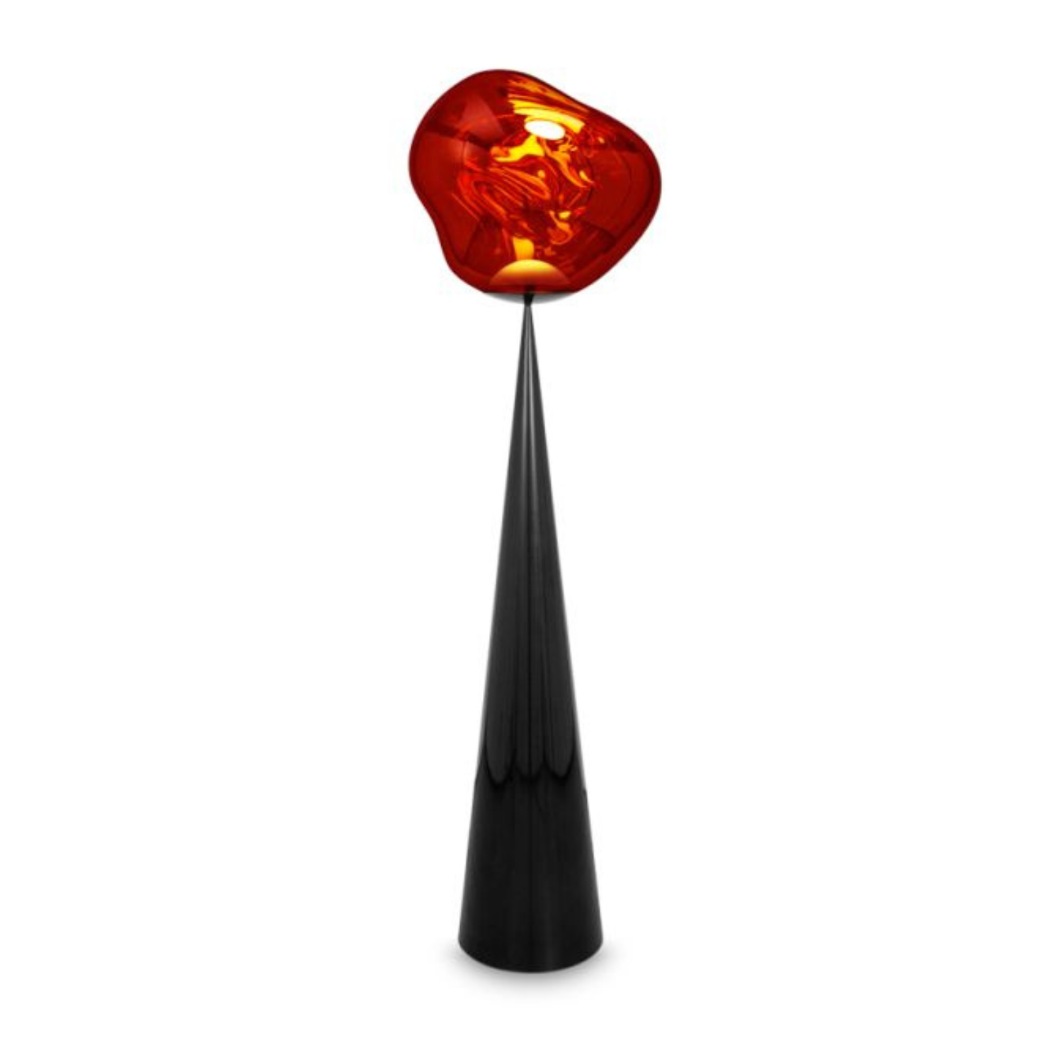 Vloerlamp MELT FAT CONE koper