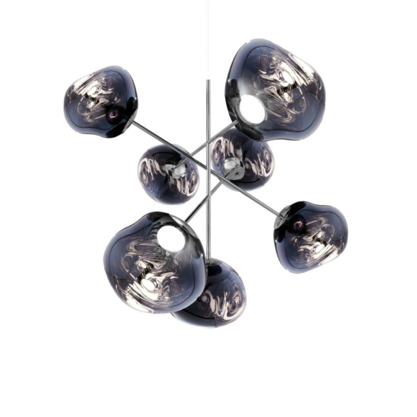 MELT rookglazen kroonluchter