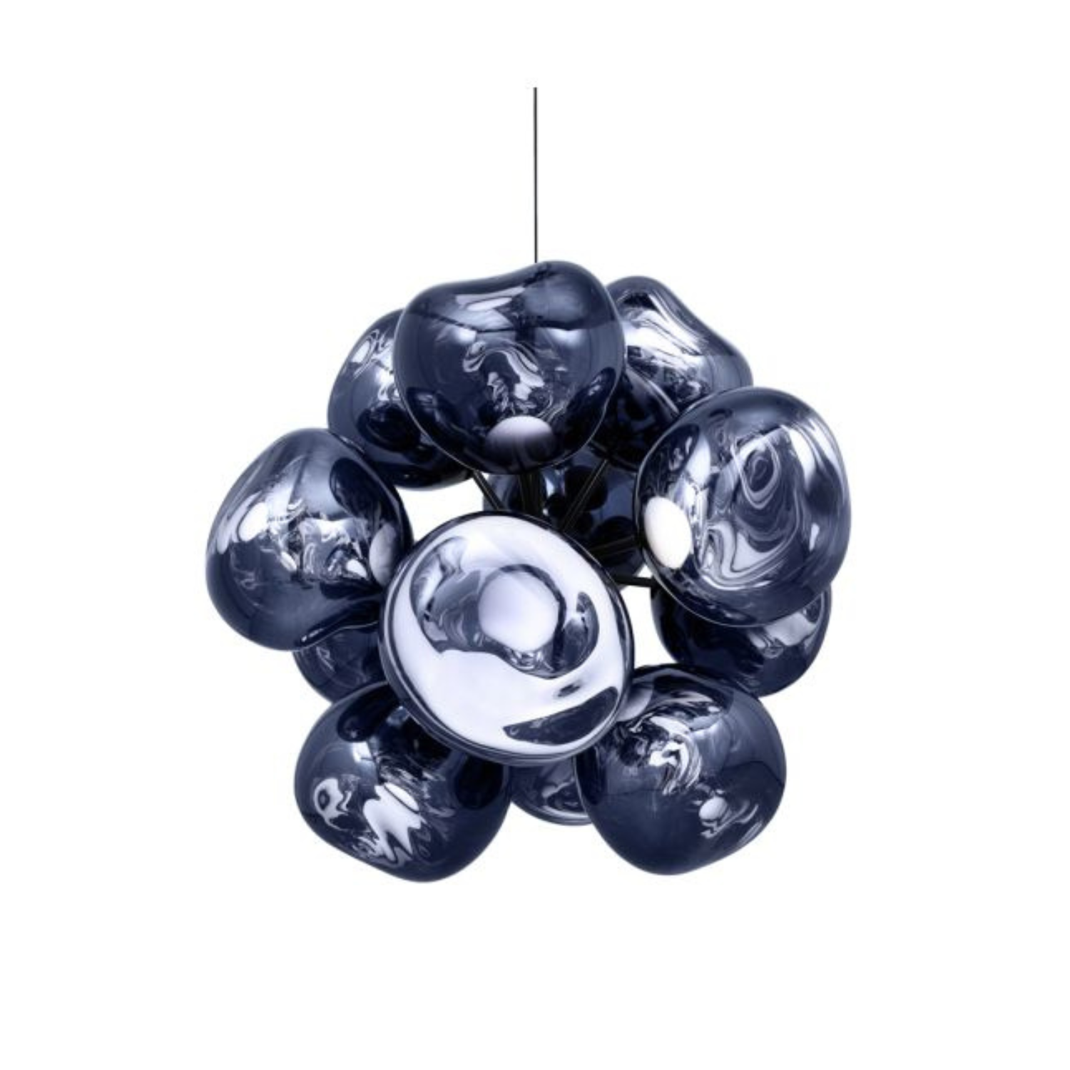 Kroonluchter MELT BURST gerookt